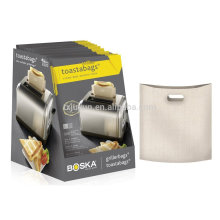 PTFE Non-stick &amp; Reutilizável Toaster Bag / Toast Bag - Faça sanduíches torrados facilmente e sem confusão